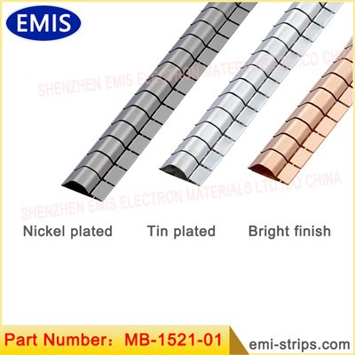 Nickel Plated Beryllium Copper Finger Strips